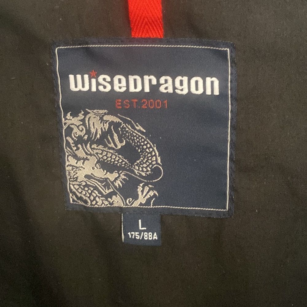 WISEDRAGON Men’s Heavy Duty Hooded Jacket Size L - Picture 5 of 11